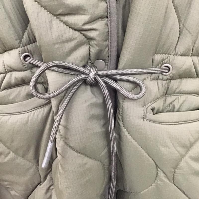 ザラ ZARA コート コート一般 4391 717 505 撥水加工パフジャケット キルティングコート S 無地 カーキ / カーキ / レディース USED 古着 中古 10112155