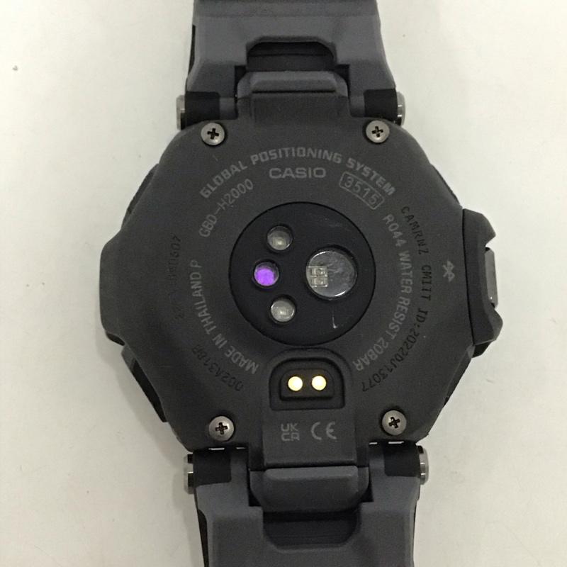 ジーショック G-SHOCK 腕時計 デジタル GBD-H2000 G-SQUAD ソーラー 箱有 ロゴ、文字 黒 / ブラック / メンズ USED 古着 中古 10123374