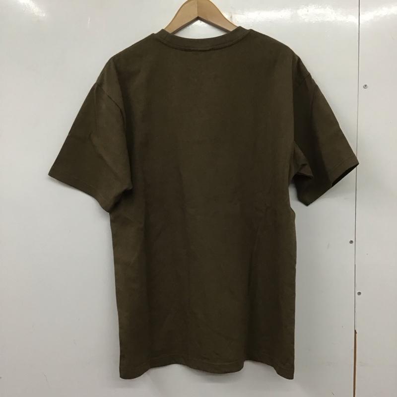 ラファイエット Lafayette Tシャツ 半袖 半袖カットソー プリントTシャツ クルーネックカットソー L ロゴ、文字 茶 / ブラウン / メンズ USED 古着 中古 10138158