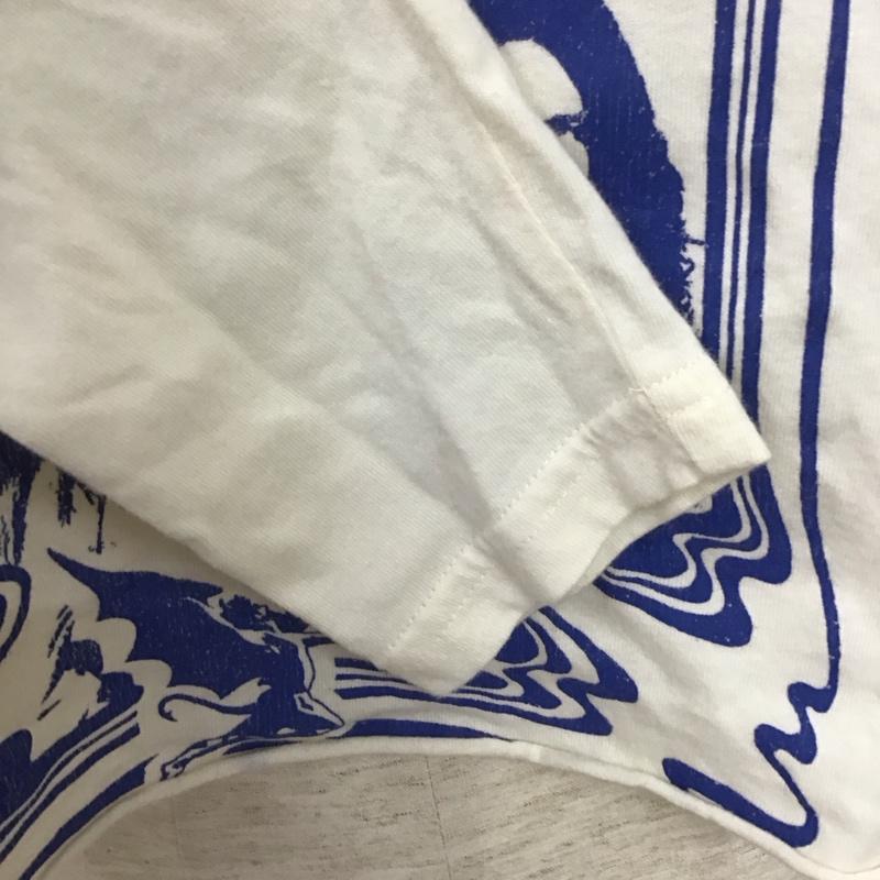 マウジー MOUSSY カットソー 長袖 010fsq01-0000 WORLDTOURTシャツ 半袖カットソー プリントTシャツ FREE プリント アイボリー / アイボリー / レディース USED 古着 中古 10127608