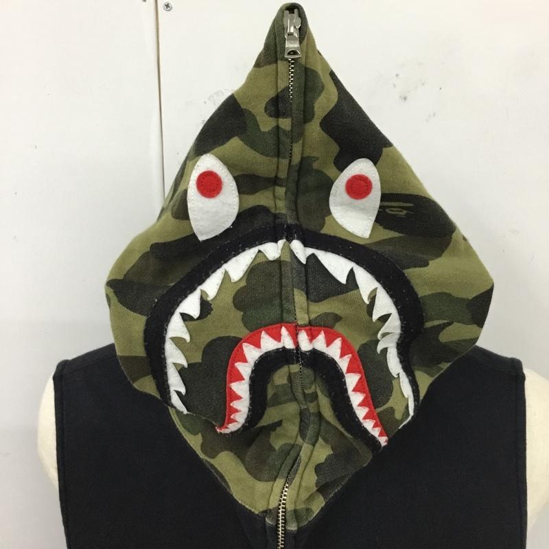 アベイシングエイプ A BATHING APE ベスト ベスト ジップアップベスト パーカーベスト ノースリーブカットソー L プリント マルチカラー / マルチカラー / メンズ USED 古着 中古 10120650