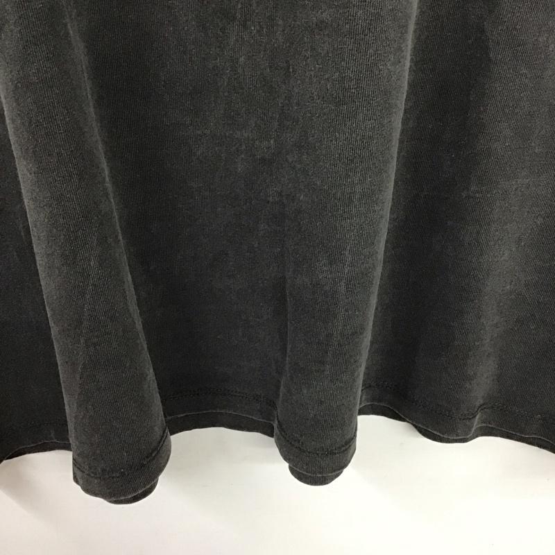 ローリーズファーム LOWRYS FARM Tシャツ 半袖 LF624059CF クルーネック 2 ロゴ、文字 チャコールグレー / チャコールグレー / レディース USED 古着 中古 10138684