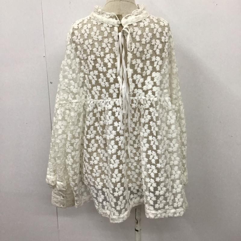 アルシーヴ archives カットソー 長袖 無地 白 / ホワイト /  レディース USED 古着 中古 10107586