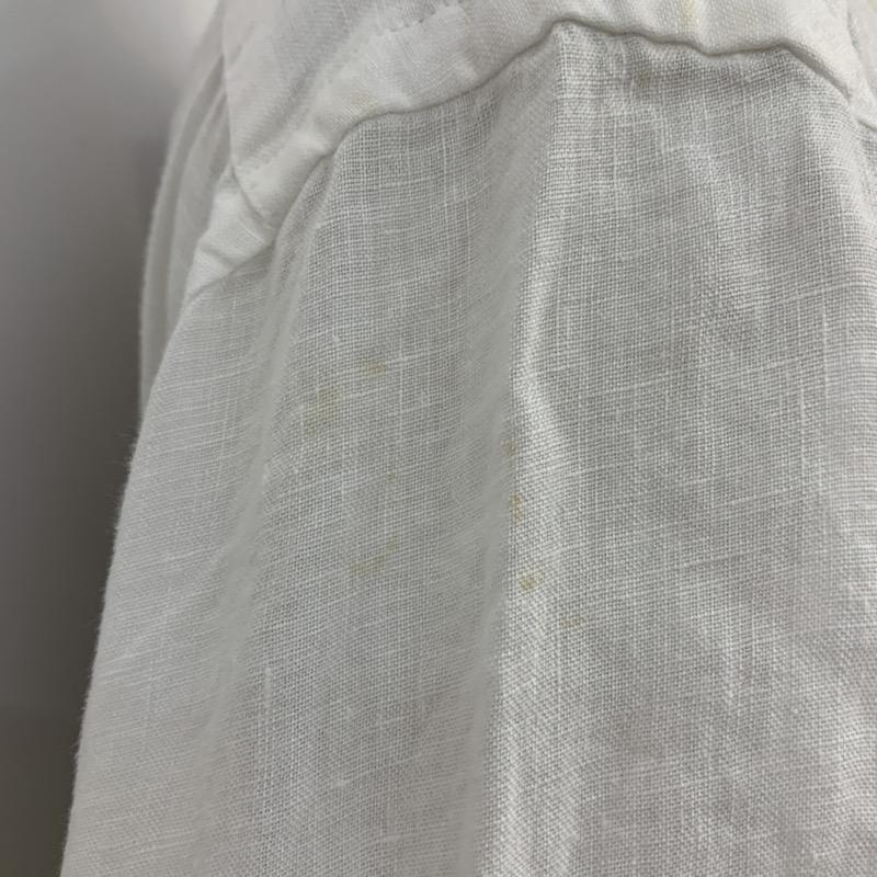 グリーンレーベルリラクシング green label relaxing シャツ、ブラウス 半袖 L 無地 白 / ホワイト / メンズ USED 古着 中古 10039241