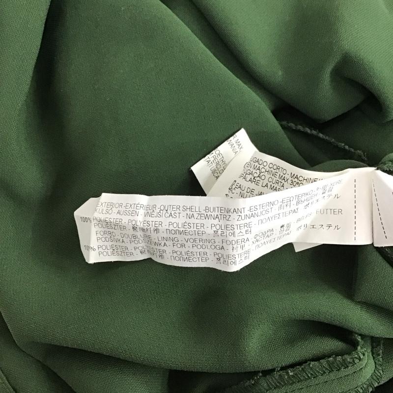 ザラベーシック ZARA BASIC ワンピース ミニスカート M 無地 緑 / グリーン /  レディース USED 古着 中古 10131909