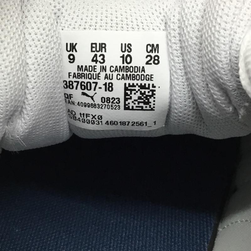 プーマ PUMA スニーカー スニーカー 387607-18 リッキー 28cm 28.0cm ロゴ、文字 白 / ホワイト / X 灰 / グレー / メンズ USED 古着 中古 10119897