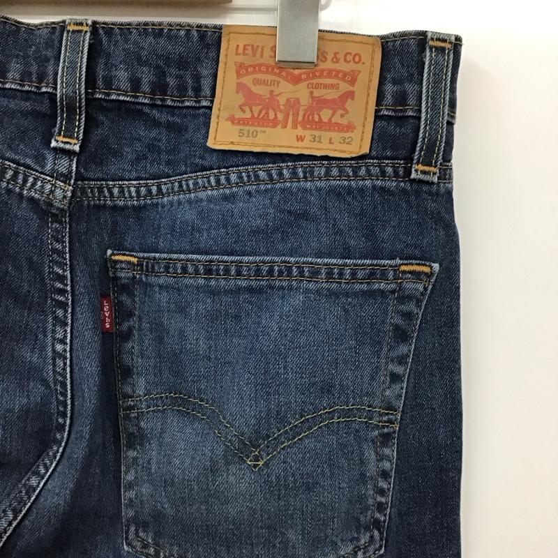 リーバイス Levi s パンツ デニム、ジーンズ 05510-0621 510 W31 L32 31インチ 無地 青 / ブルー / メンズ USED 古着 中古 10129963