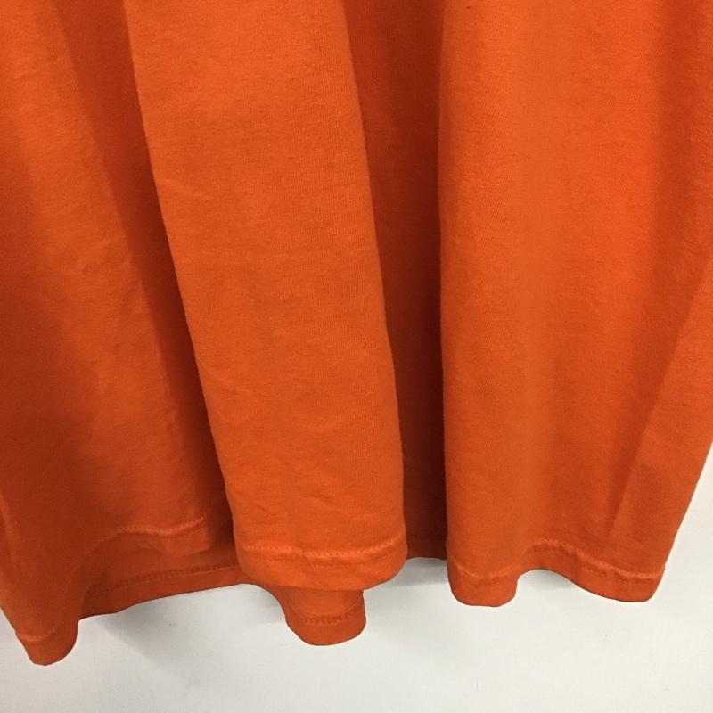 ジャージーズ JERZEES Tシャツ 半袖 半袖カットソー プリントTシャツ クルーネックカットソー L ロゴ、文字 橙 / オレンジ / メンズ USED 古着 中古 10137352