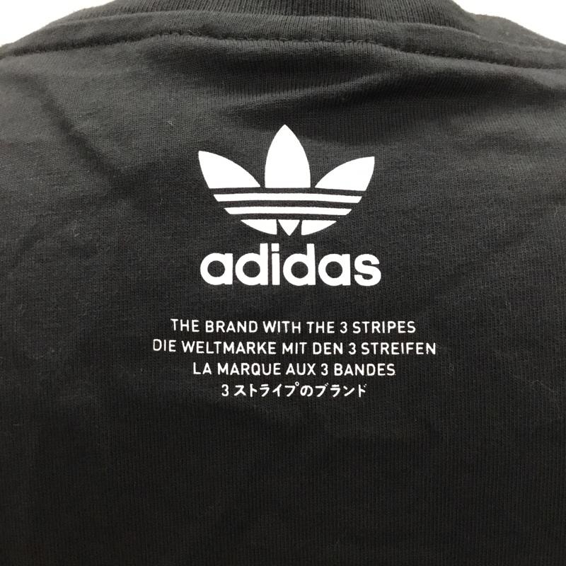 アディダス adidas Tシャツ 半袖 gk5906 Tシャツ 半袖カットソー クルーネックカットソー スポーツウェア ロゴ、文字 黒 / ブラック / メンズ USED 古着 中古 10106499