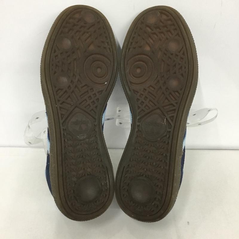 アディダス adidas スニーカー スニーカー BD7633 Handball Spezial 24cm 24.0cm ロゴ、文字 紺 / ネイビー / X 水色 / ライトブルー / レディース USED 古着 中古 10131187