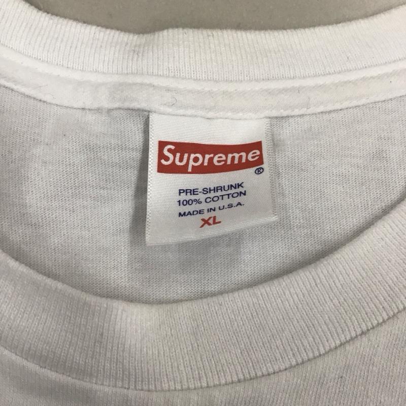 シュプリーム Supreme Tシャツ 半袖 17SS FUCKTHEPRESIDENTTEE 半袖カットソー プリントTシャツ XL プリント 白 / ホワイト /  メンズ USED 古着 中古 10111470
