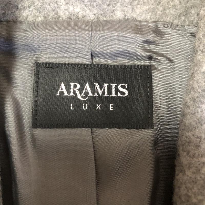 アラミスリュクス ARAMIS LUXE コート コート一般 38 無地 灰 / グレー / X 黒 / ブラック / レディース USED 古着 中古 10008629