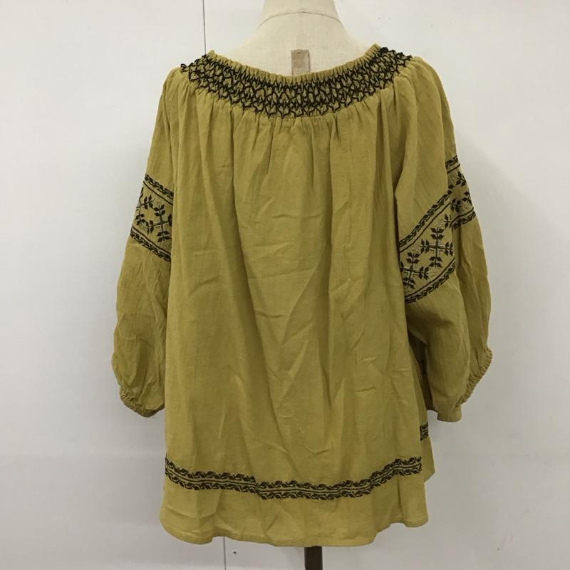 ニコアンド niko and... カットソー 半袖 半袖カットソー 刺繍Tシャツ ワイドネックカットソー 4 刺繍 マルチカラー / マルチカラー / レディース USED 古着 中古 10111912