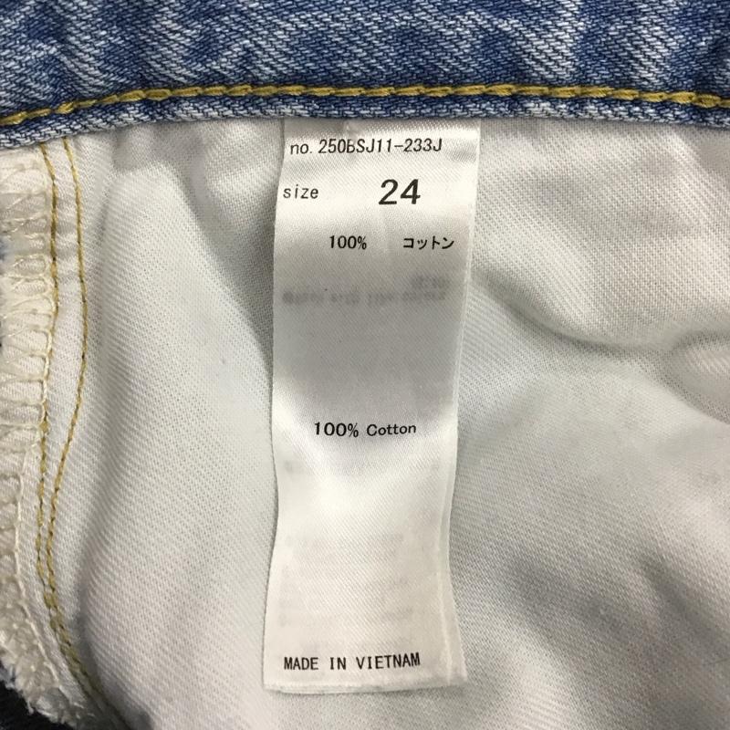 アズールバイマウジー AZUL BY MOUSSY パンツ デニム、ジーンズ 250BSJ11-233J ハイウエストワイドデニム 無地 水色 / ライトブルー / レディース USED 古着 中古 10123428