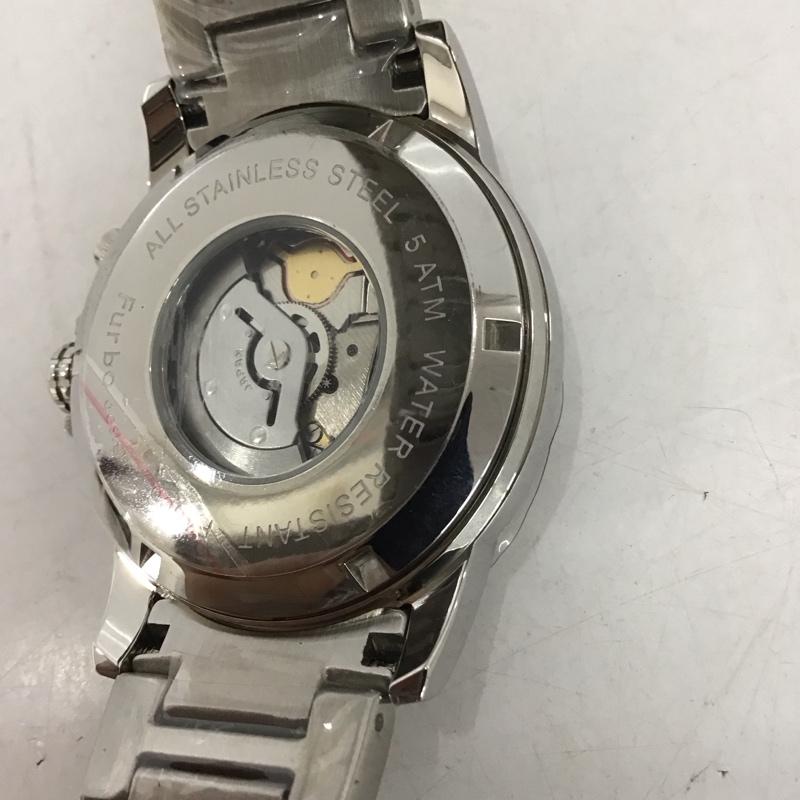 フルボデザイン Furbo design 腕時計 アナログ(自動巻き) F4006 ロゴ、文字 銀 / シルバー / メンズ USED 古着 中古 10135219