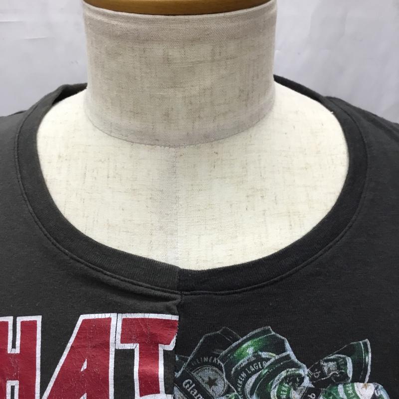 グラム glamb Tシャツ 半袖 GB0218/CS07 MasterpiecesaggyCS 半袖カットソー プリントTシャツ 2 プリント 黒 / ブラック / メンズ USED 古着 中古 10106402
