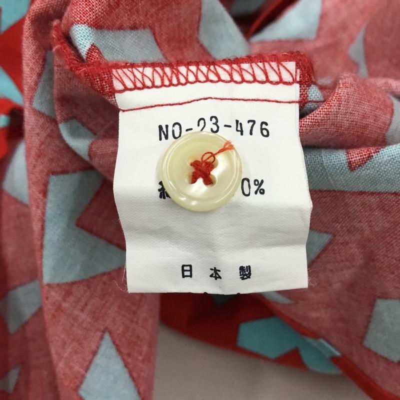 古着 USED シャツ、ブラウス 半袖 M 総柄 赤 / レッド / メンズ USED 古着 中古 10108975