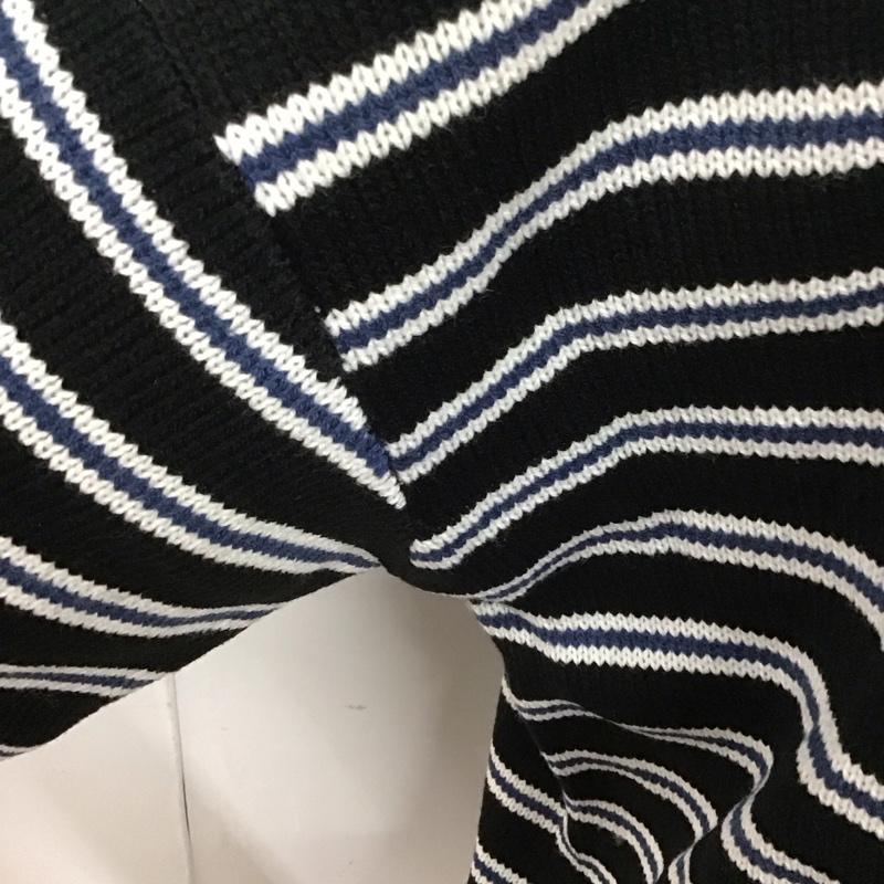 スラッシャー THRASHER ニット、セーター 長袖 長袖ニットカットソー ニット セーター クルーネックニット L ボーダー柄 マルチカラー / マルチカラー / メンズ USED 古着 中古 10113644