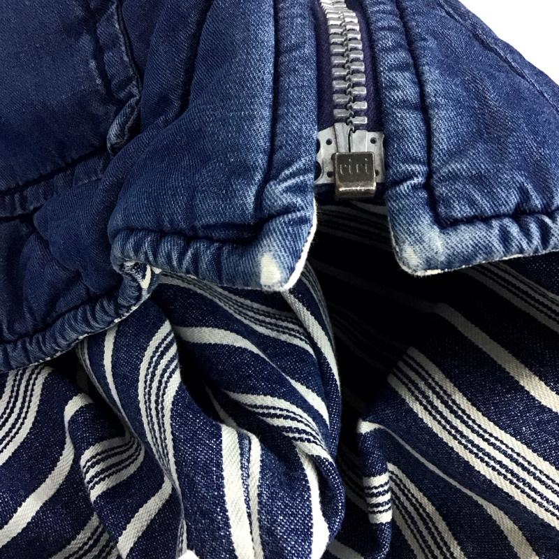 ナイジェルケーボン Nigel Cabourn ベスト ベスト ジップアップベスト ノースリーブカットソー アウター 2 無地 インディゴ / インディゴ / メンズ USED 古着 中古 10141013