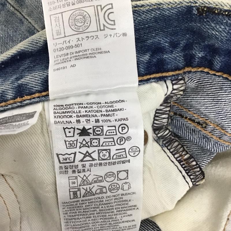 リーバイストラウスアンドコー Levi Strauss & co. パンツ デニム、ジーンズ デニムパンツ ワイドパンツ カジュアルパンツ Gパン 30インチ 無地 インディゴ / インディゴ /  メンズ USED 古着 中古 10128628