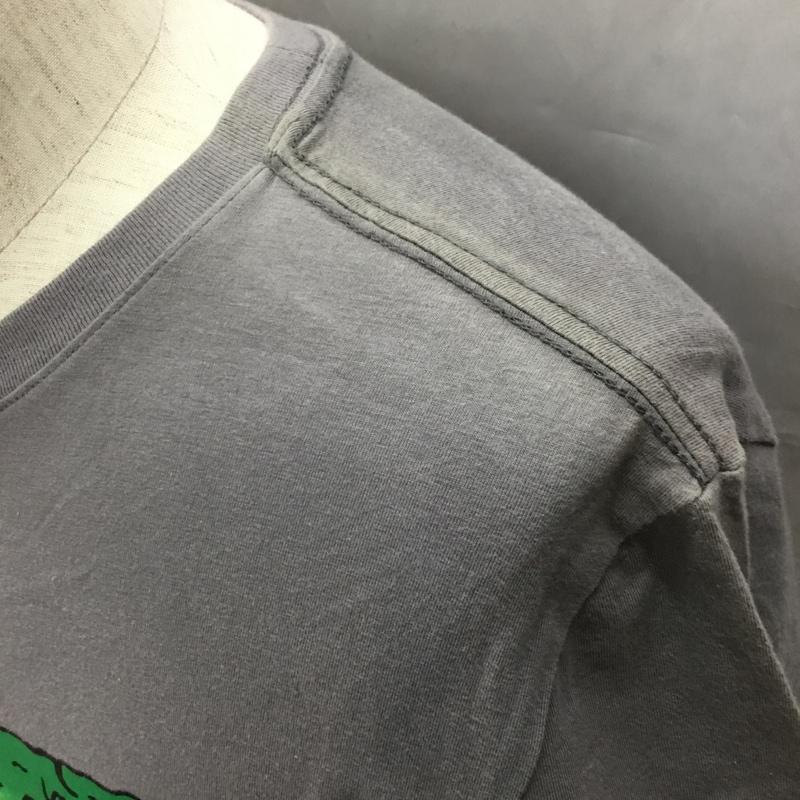 アメリカンイーグル AMERICANEAGLE Tシャツ 半袖 半袖カットソー プリントTシャツ クルーネックカットソー XS プリント 灰 / グレー /  メンズ USED 古着 中古 10109000