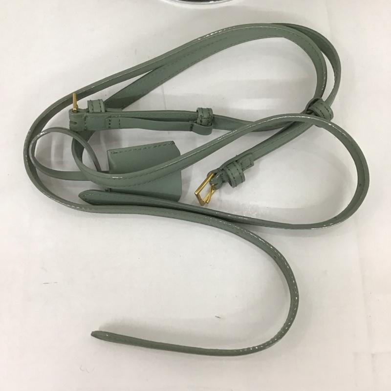 チャールズアンドキース charles&keith ハンドバッグ ハンドバッグ 31220006 エノラ テクスチャードダブルハンドルストラクチャードバッグ ショルダー 2way ロゴ、文字 薄緑 / ライトグリーン / X 金 / ゴールド / レディース USED 古着 中古 10125691