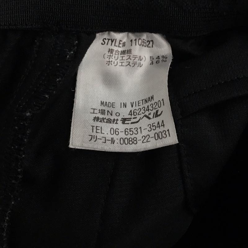 モンベル mont-bell パンツ ショートパンツ 1105527 トレールランニングショーツ ハーフパンツ ショートパンツ S ロゴ、文字 黒 / ブラック /  メンズ USED 古着 中古 10123766