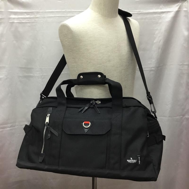 ビームス BEAMS ボストンバッグ ボストンバッグ INDISPENSABLE 3WAY ロゴ、文字 黒 / ブラック / メンズ USED 古着 中古 10108217