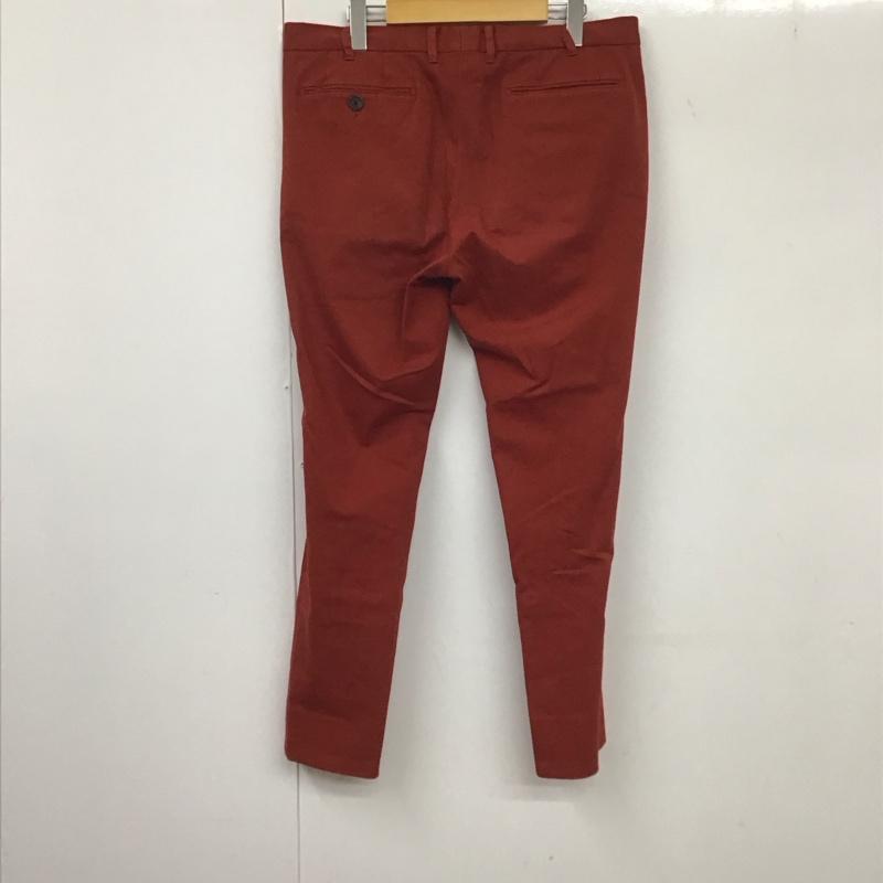 バーバリーブラックレーベル BURBERRY BLACK LABEL パンツ チノパン チノパン ワイドパンツ カジュアルパンツ 無地 赤 / レッド / メンズ USED 古着 中古 10132413