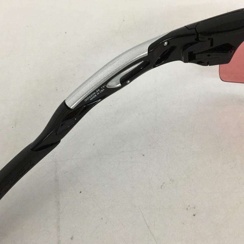 オークリー OAKLEY めがね・サングラス サングラス OO9206-28 RADAR LOCK スポーツサングラス ミラーレンズ 箱有 ロゴ、文字 黒 / ブラック / メンズ USED 古着 中古 10129373