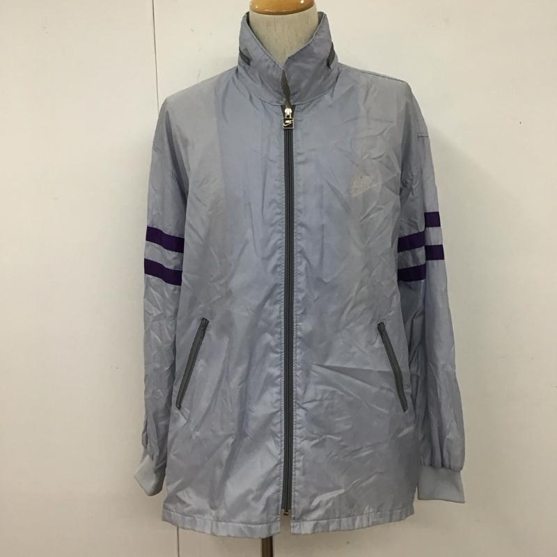 ナイキ NIKE ジャケット、上着 ジャンパー、ブルゾン 80S 紺タグ ジップアップジャケット スポーツウェア 古着 XL ロゴ、文字 水色 / ライトブルー / メンズ USED 古着 中古 10110343