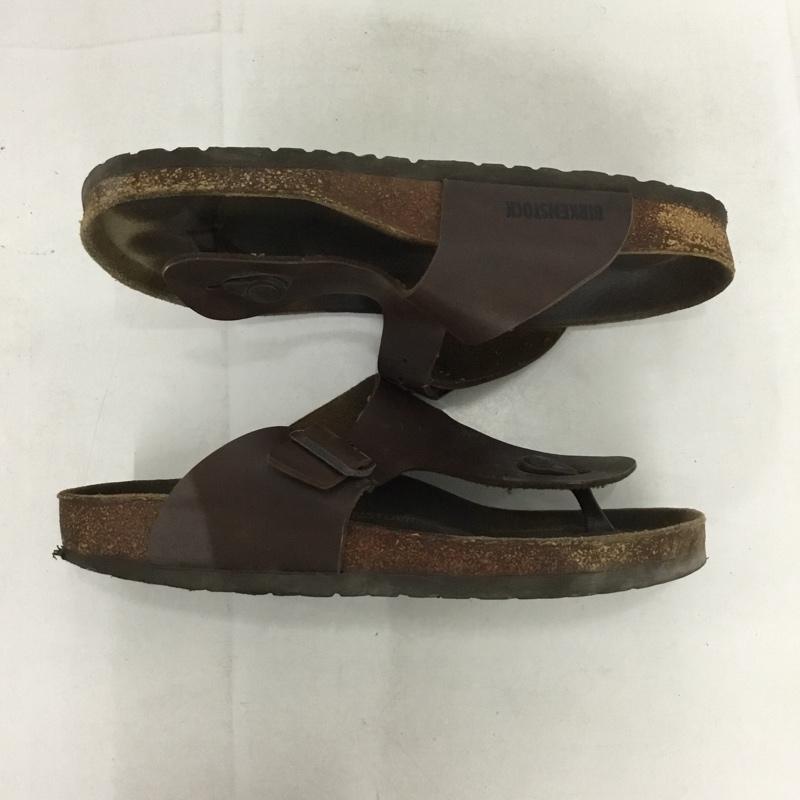 ビルケンシュトック BIRKENSTOCK サンダル サンダル Ramses トングサンダル 40 箱有 無地 茶 / ブラウン / メンズ USED 古着 中古 10137847