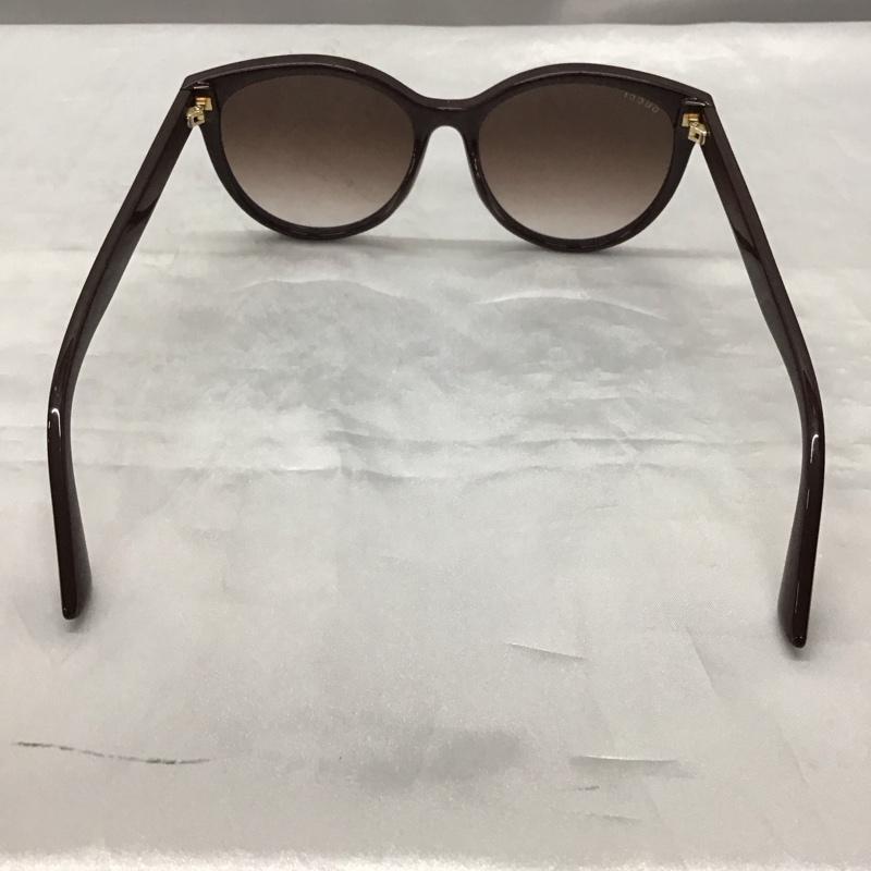 グッチ GUCCI めがね・サングラス サングラス 56 17-150 GGロゴ ワンポイント 茶 / ブラウン / X 金 / ゴールド / レディース USED 古着 中古 10121066