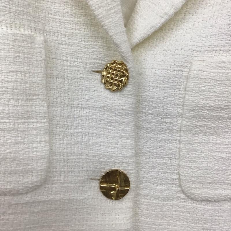 ザラ ZARA ジャケット、上着 ジャケット、ブレザー S 無地 白 / ホワイト / レディース USED 古着 中古 10129393