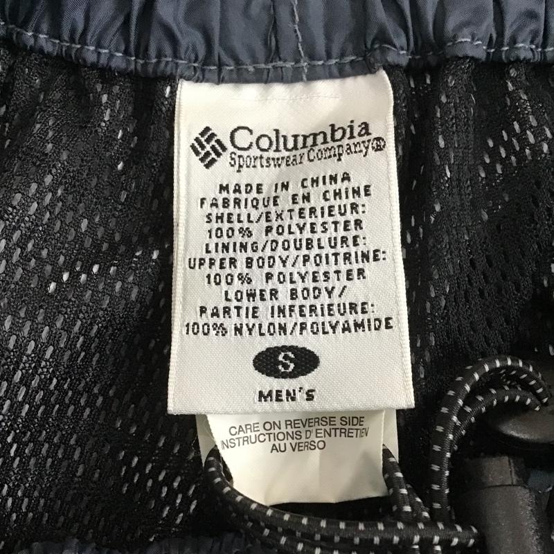 コロンビア Columbia ボトムス ボトムス ジャージ スポーツウェア カジュアルパンツ ワイドパンツ S ロゴ、文字 紺 / ネイビー / メンズ USED 古着 中古 10105605