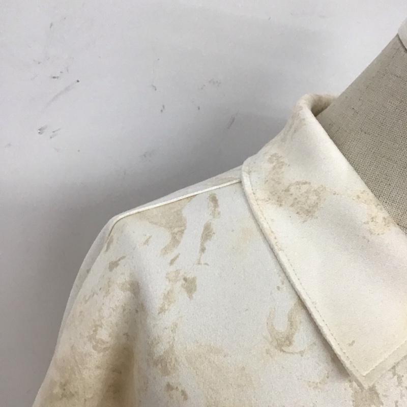 ザラ ZARA ジャケット、上着 ジャケット、ブレザー 8372 524 712 フェイクスエード M アイボリー / アイボリー / X ベージュ / ベージュ / レディース USED 古着 中古 10122068