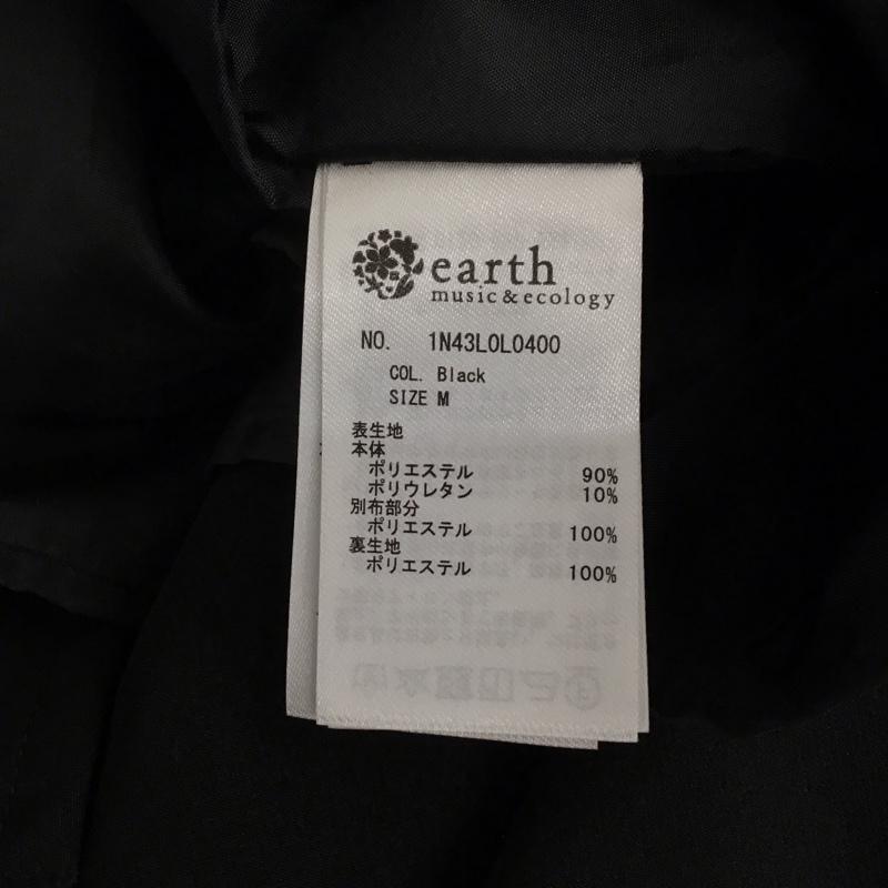 アースミュージックアンドエコロジー earth music&ecology スカート ロングスカート 1N43L0L0400 マチプリーツスカート M 無地 黒 / ブラック / レディース USED 古着 中古 10142780