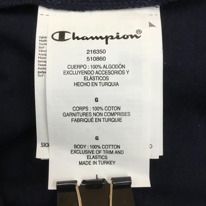 チャンピオン Champion Tシャツ 半袖 DENIM TEARS デニムティアーズ L プリント 紺 / ネイビー / メンズ USED 古着 中古 10108091