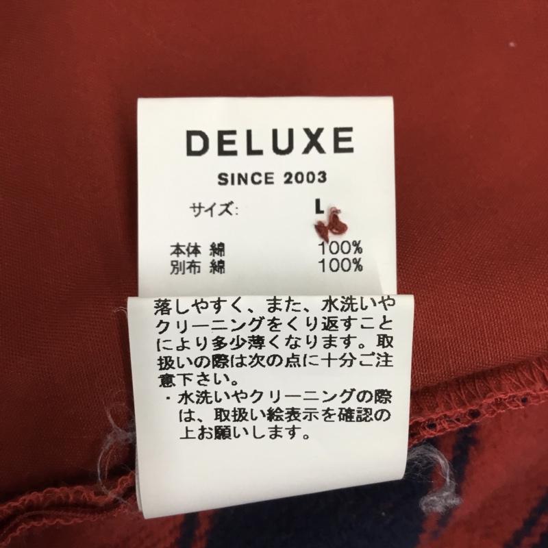 デラックス DELUXE シャツ、ブラウス 長袖 長袖シャツ カラーシャツ ポケットシャツ 長袖カットソー チェックシャツ L チェック マルチカラー / マルチカラー / メンズ USED 古着 中古 10117541