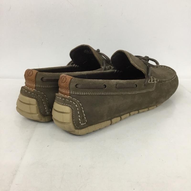 コールハーン COLE HAAN カジュアルシューズ カジュアルシューズ C25990 ゼログランド キャンプ モック ドライバー デッキシューズ 箱有 無地 茶 / ブラウン / メンズ USED 古着 中古 10136691