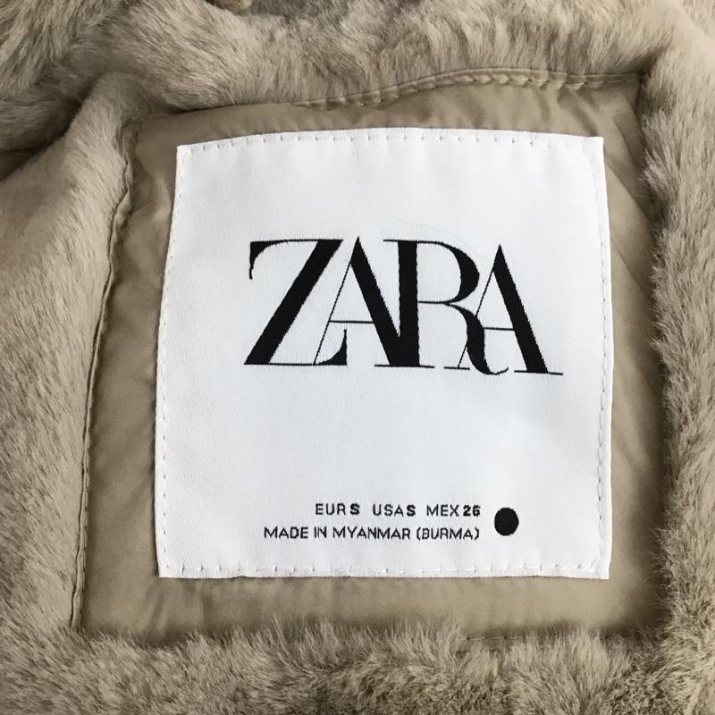 ザラ ZARA コート ダウンコート 0518/243/745 S 無地 ベージュ / ベージュ / レディース USED 古着 中古 10123582