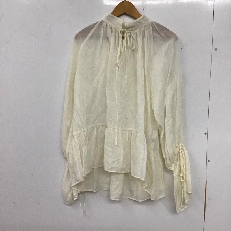 メゾンスペシャル MAISON SPECIAL シャツ、ブラウス 長袖 FREE 無地 白 / ホワイト / レディース USED 古着 中古 10137725