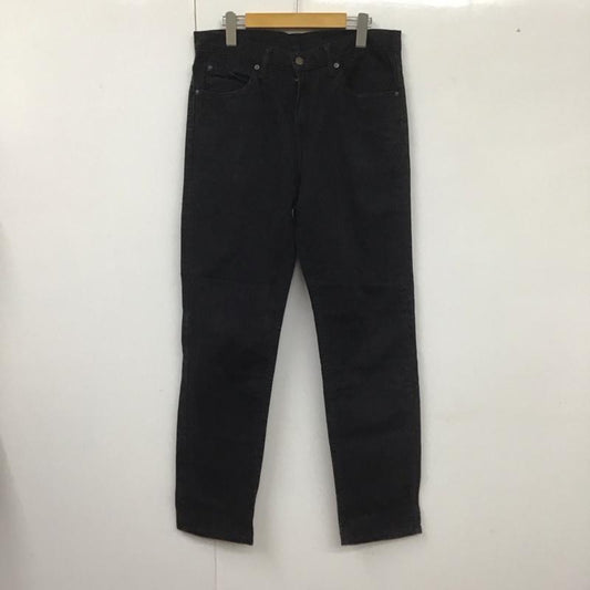 リーバイストラウスアンドコー Levi Strauss & co. パンツ デニム、ジーンズ デニムパンツ ワイドパンツ カジュアルパンツ 33インチ 無地 黒 / ブラック /  メンズ USED 古着 中古 10127411