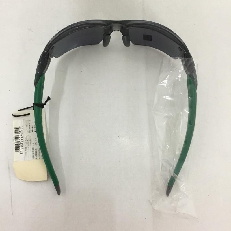 オークリー OAKLEY めがね・サングラス サングラス OO9271-2361 FLAK 2.0 ミラーレンズ スポーツサングラス 箱有 ロゴ、文字 黒 / ブラック / X 緑 / グリーン / メンズ USED 古着 中古 10126882