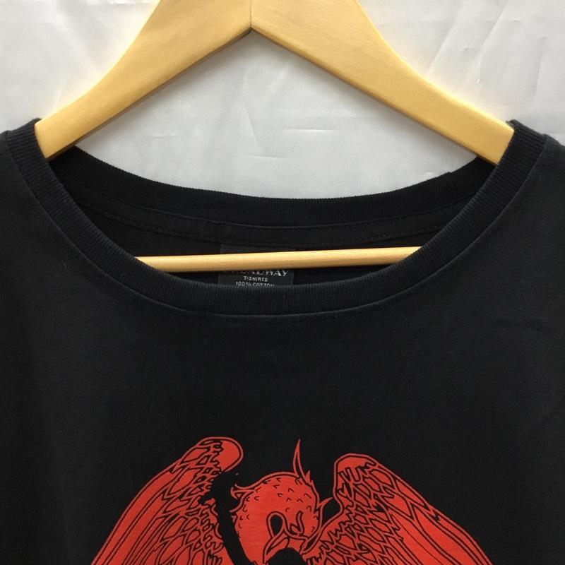 古着 USED Tシャツ 半袖 半袖カットソー プリントTシャツ クルーネックカットソー バンドTシャツ XL プリント 黒 / ブラック / メンズ USED 古着 中古 10106934