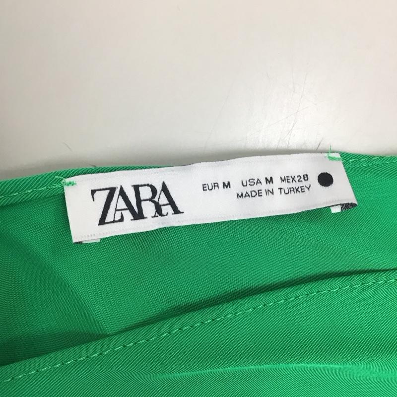 ザラ ZARA シャツ、ブラウス 長袖 長袖シャツ Vネックシャツ ドルマン M 無地 緑 / グリーン / レディース USED 古着 中古 10117984