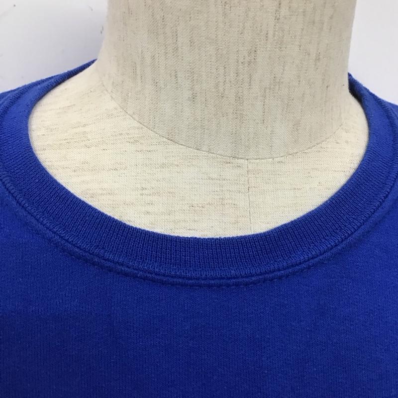 ジャージーズ JERZEES トレーナー 長袖 長袖 M プリント 青 / ブルー / メンズ USED 古着 中古 10106995
