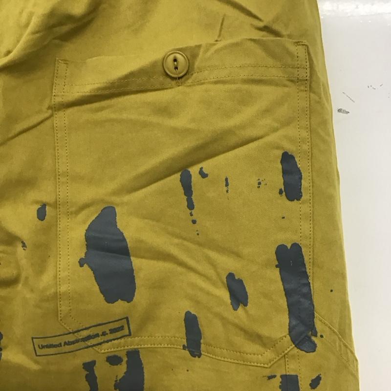 古着 USED パンツ ワークパンツ、ペインターパンツ ワークパンツ ワイドパンツ カジュアルパンツ M プリント マスタード / マスタード / メンズ USED 古着 中古 10135764