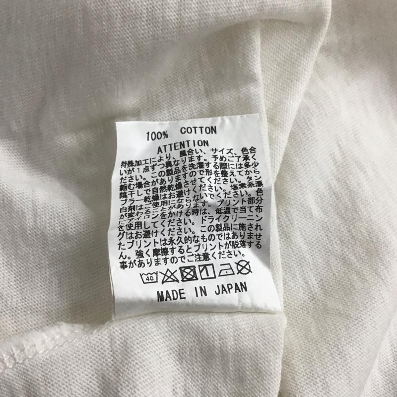 ルードギャラリー RUDE GALLERY Tシャツ 半袖 半袖カットソー プリントTシャツ クルーネックカットソー 3 プリント 白 / ホワイト / メンズ USED 古着 中古 10138609