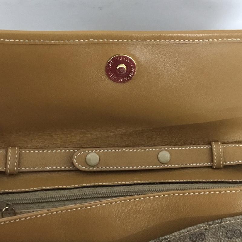 グッチ GUCCI ショルダーバッグ ショルダーバッグ 004 89 0265 オールドグッチ GG ロゴ、文字 ベージュ / ベージュ / レディース USED 古着 中古 10126898